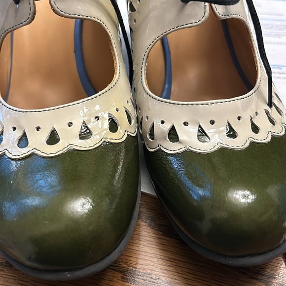 John Fluevog Lottie Deno lace up shoes size 9 slim fit - Picture 7 of 9